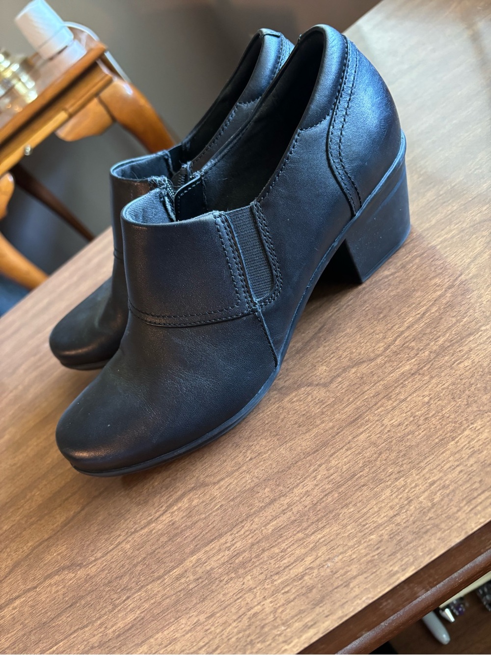 Clarks Collections Emslie Warren block-heel shooties